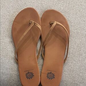 Yellow Box Brown Sandals